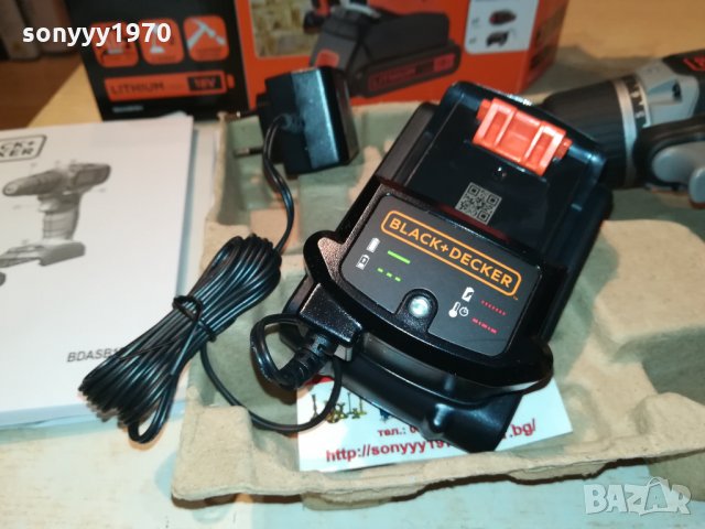 BLACK+DECKER NEW LITHIUM POWER 2201221953, снимка 9 - Винтоверти - 35526145