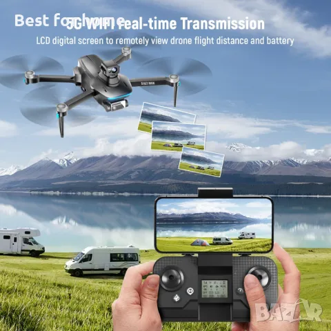 Дрон GPS висок клас  HYTOBP S162 Max с 4K камера, снимка 5 - Дронове и аксесоари - 48477202