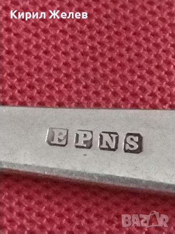 Две стари лъжици с маркировка E P N S Английски стил за КОЛЕКЦИЯ ДЕКОРАЦИЯ БИТОВ КЪТ 42193, снимка 4 - Други ценни предмети - 43862079