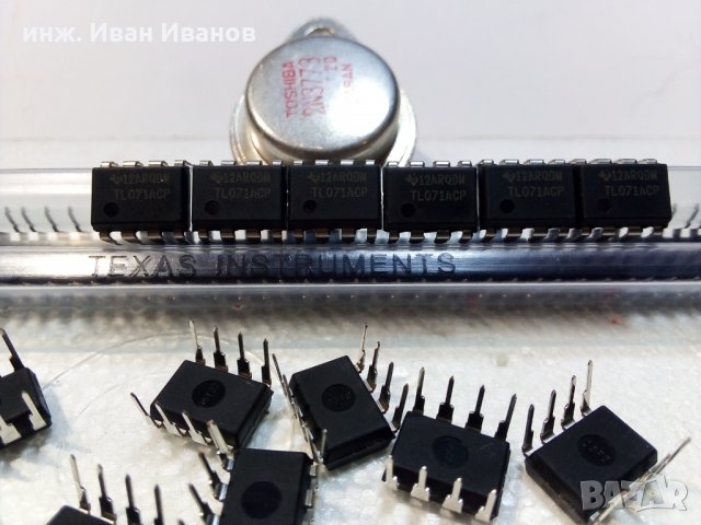 TL071ACP - Бърз 20V/us с полеви транзистори на входа операционен усилвател за аудио приложения, снимка 2 - Друга електроника - 35412558