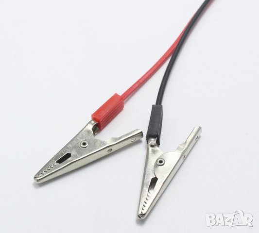 Ток в Автомобила Директно от Акумулатора DC Power Жак 5.5 х 2.1 мм Женско към 2 Крокодилски Щипки, снимка 2 - Комплекти за видеонаблюдение - 33078858