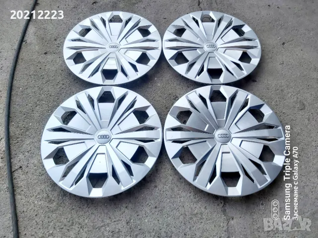 4 броя Оригинални тасове за Audi Q3 17, снимка 2 - Аксесоари и консумативи - 49774253