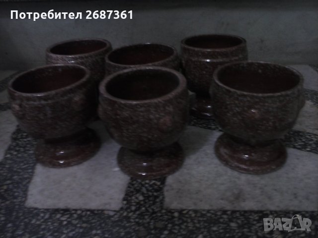 керамични чаши-битова керамика-гледжосани-нови, снимка 1 - Чаши - 28959821