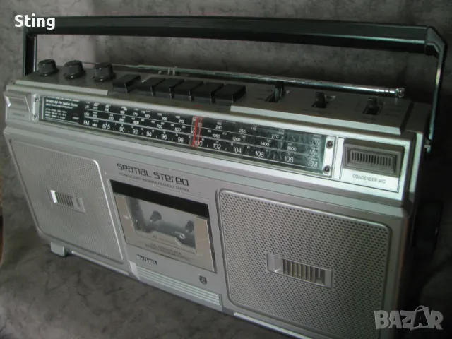 PHILIPS TR2821/22 BOOMBOX Spatial Stereo Радиокасетофон от 1980 г ., снимка 3 - Радиокасетофони, транзистори - 49474503