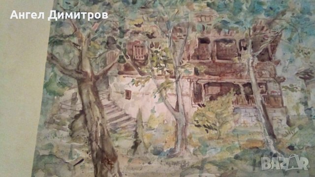 Ивелин Любенов картина акварел , снимка 6 - Картини - 38970882