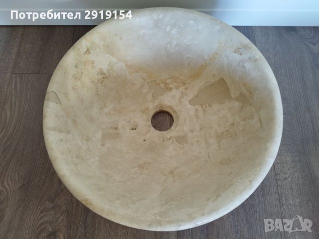 Каменна мивка травертин, снимка 3 - Мивки - 34573348