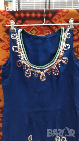 Автентичен дамски сукман с пищна украса, снимка 2 - Други ценни предмети - 52409785