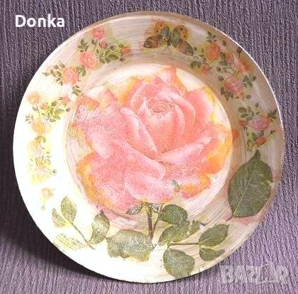 Рисувани шишета-вази, затваряеми бутилки, уникатни чаши, чинии, фруктиери, кашпи, снимка 12 - Обзавеждане за заведение - 36921424