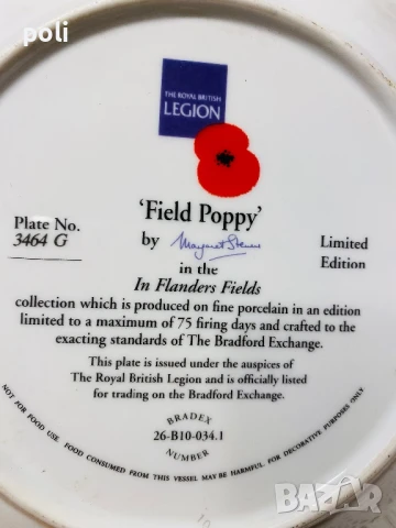 порцеланова чиния за стена , снимка 3 - Декорация за дома - 51057046