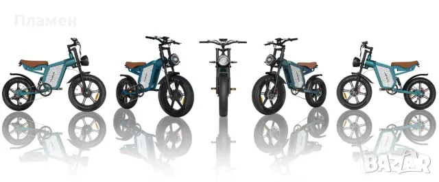 Ново!! Електрическо колело Jansno X60 2*750W 48V/23Ah 48 км.ч., снимка 2 - Велосипеди - 50368349