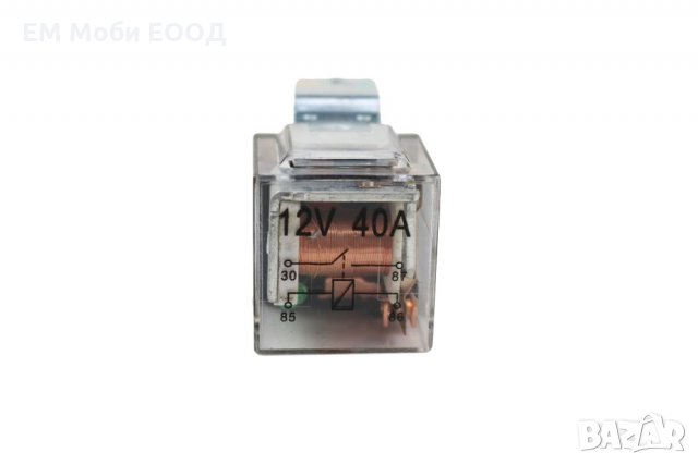 Универсално Автомобилно Реле с 4 и 5 крачета 12V 30А/40A 4 и 5 пина, снимка 7 - Аксесоари и консумативи - 32220580