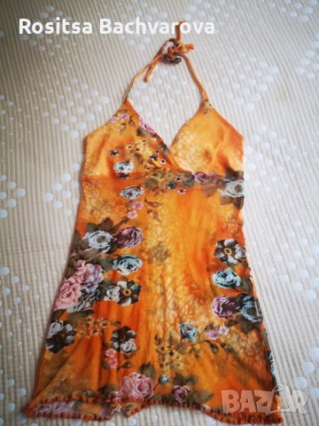 Оранжев топ, S размер, снимка 2 - Потници - 28823512