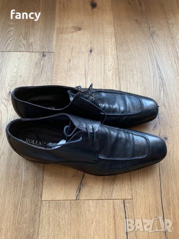 Елегантни черни обувки Rollmann, снимка 6 - Официални обувки - 32407844