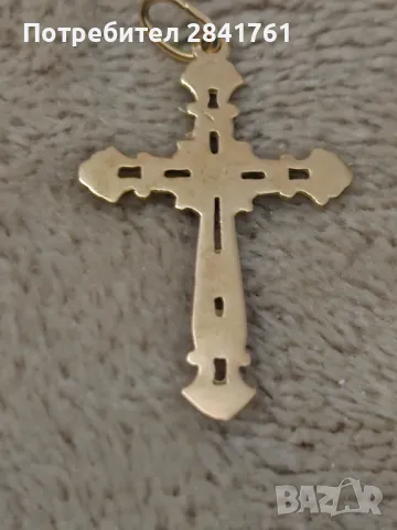 Златно кръстче 14К, снимка 7 - Колиета, медальони, синджири - 44683160