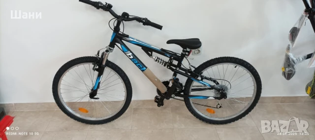 🚴‍♂️Велосипед BACHINI SPEED 24 FSP 🚴‍♀️
✨ Цвят: Черен/Син 🖤💙