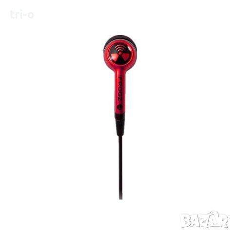 iFrogz EarPollution Plugz кабелни слушалки 3,5 мм - червени (EPD33-RED), снимка 3 - Слушалки и портативни колонки - 43913506
