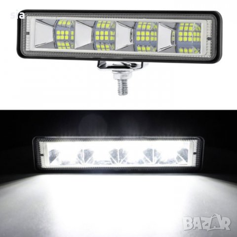 Диоден халоген, 72W,, 6000К, 15см, 12-24V, LED 3030