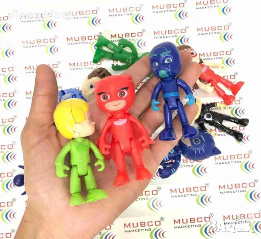 Фигурки Пи Джей маск, PJ Masks, 9 броя, снимка 3 - Фигурки - 48299897
