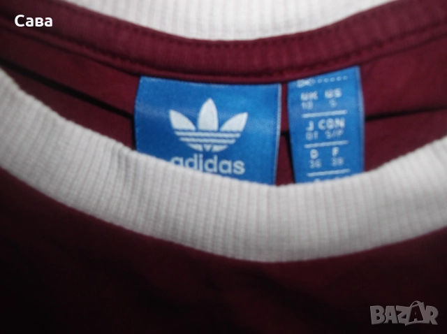 Блузи ADIDAS  дамски,ХС-С-М  /черна,бордо/, снимка 8 - Спортни екипи - 49394541