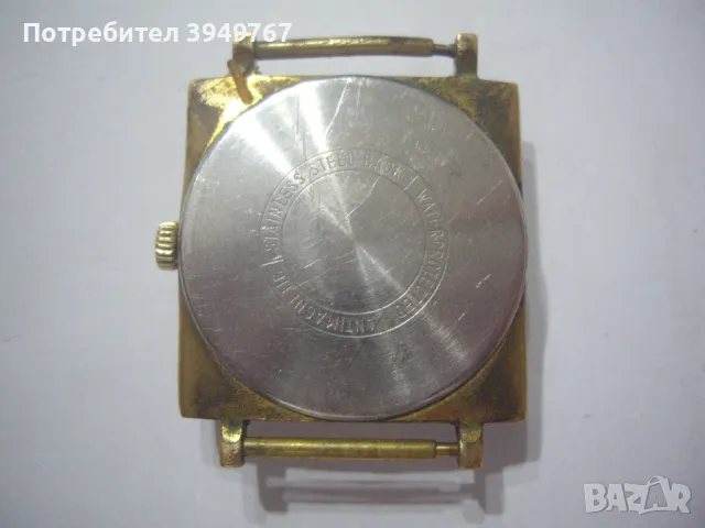 Стар позлатен мъжки часовник., снимка 2 - Мъжки - 48463907
