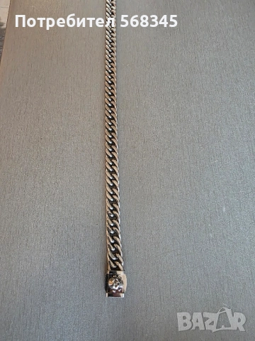 Мъжки ланец от стомана, снимка 4 - Колиета, медальони, синджири - 52208550
