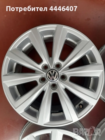 Оригинални джанти 16" 5х100 VW, снимка 2 - Гуми и джанти - 52309586