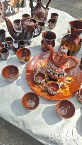 КЕРАМИКА-4 комп.(20бр.чашки)финна керамика-антика, снимка 6 - Антикварни и старинни предмети - 51784814