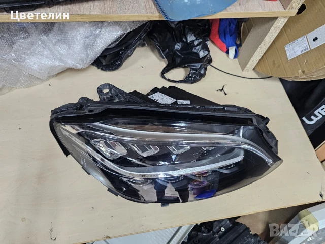Десен фар Mercedes W205 LED desen far мерцедес ц лед 205, снимка 6 - Части - 51241808