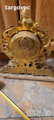 разкошен белгийски часовник, снимка 4 - Антикварни и старинни предмети - 52676153