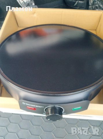 Електрически котлон плоча за палачинки, катми Silver Crest 1370 – 1635 W, снимка 4 - Гофретници - 42501150