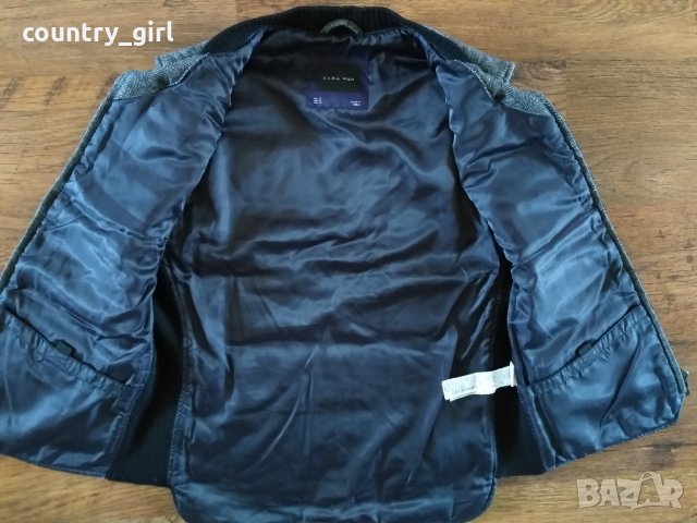 zara - страхотен мъжки елек-ВЪЛНА, снимка 5 - Якета - 28548730