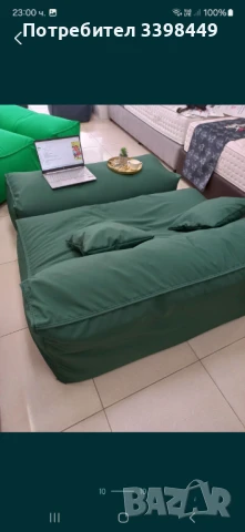 Пуф фотьойл "KING", снимка 3 - Дивани и мека мебел - 50477586