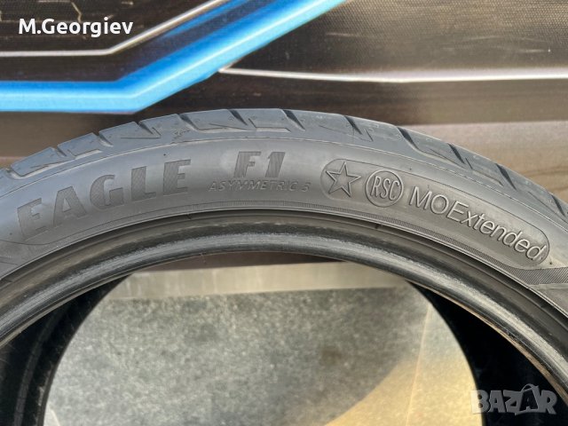 1 бр. ЛЕТНА ГУМА GOODYEAR F1 EAGLE ASYMMETRIC RUNFLAT 275/35/19 100Y DOT 10/16 5,5мм, снимка 7 - Гуми и джанти - 36611179