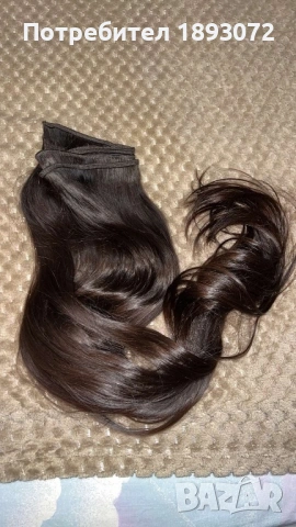 Естествена славянска коса 80см треса, снимка 2 - Аксесоари за коса - 38907704