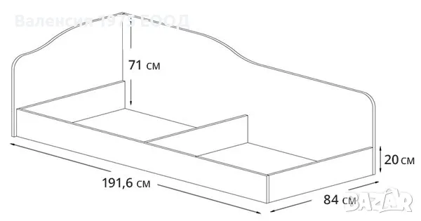 Легло с механизъм Сити 2004 сонома, орех или комбинация бяло/ арвен, снимка 10 - Спални и легла - 9808292