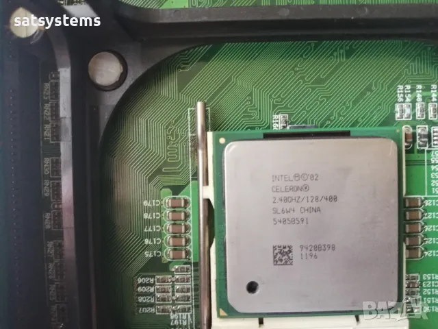 Дънна платка EPoX EP-4GVMI Socket 478 CPU+FAN+RAM, снимка 7 - Дънни платки - 47858566