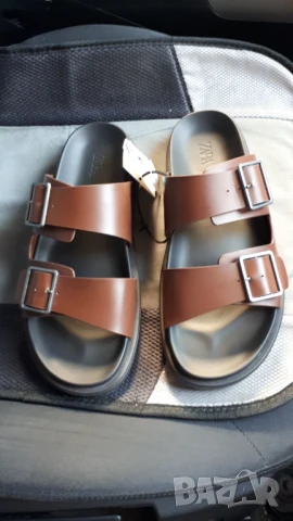 Мъжки чехли Zara , снимка 2 - Мъжки чехли - 51087646