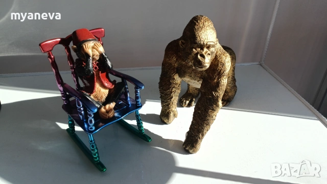 KARE Design , статуетка на горила . Артистична декорация за дома. , снимка 2 - Статуетки - 53527664