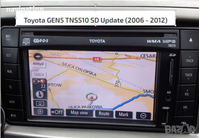 🚘🚘🚘 🇧🇬 2022 SD карта Тойота навигация ъпдейт TNS510 Toyota Avensis,Auris,Corolla,Prius Rav4, снимка 7 - Аксесоари и консумативи - 31081688