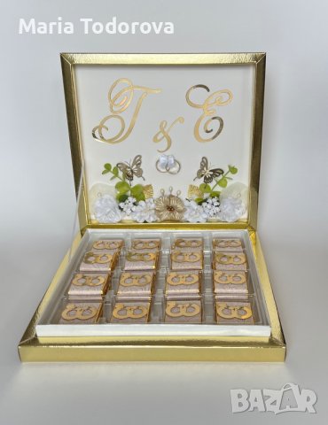 Луксозна кутия с персонализирани мини шоколадчета, снимка 15 - Кетъринг - 28263229