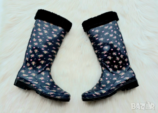 Дамски гумени ботуши №37, снимка 9 - Дамски ботуши - 52316501