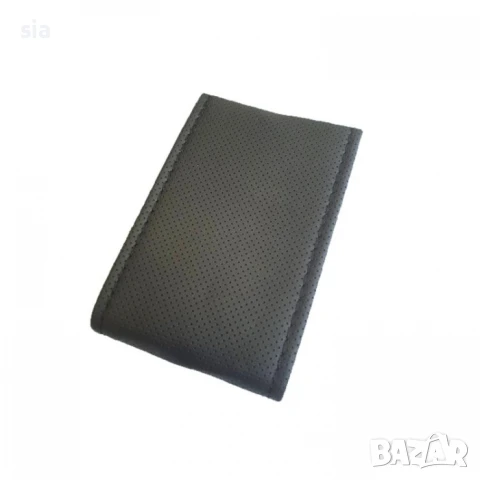 Калъф за вола, за шиене, черен, перфорирана еко кожа