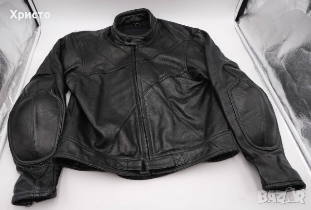 Кожено яке за мотор черно размер М размер 54 , снимка 8 - Аксесоари и консумативи - 37074397