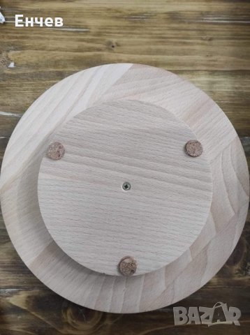 Въртящо се дървено плато за сервиране на ордьовър: 30, 35, 40см., снимка 2 - Други - 29500149