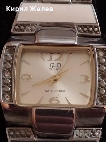 Q/Q QUARTZ WATER RESISTANT 3 BAR МАРКОВ ДАМСКИ ЧАСОВНИК МНОГО КРАСИВ 33205, снимка 2 - Дамски - 38741594