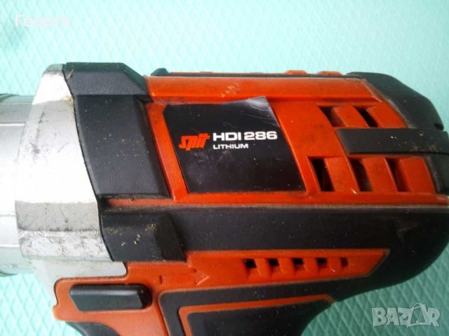 SPIT HDI 286 80Nm/ BOSCH 18V Li-ion тяло/боди, снимка 3 - Винтоверти - 38911607