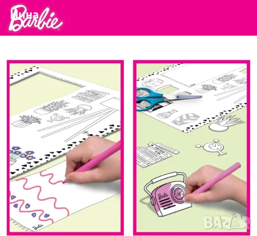 Креативен комплект LISCIANI BARBIE My Night & Day Loft , снимка 3 - Рисуване и оцветяване - 47296149