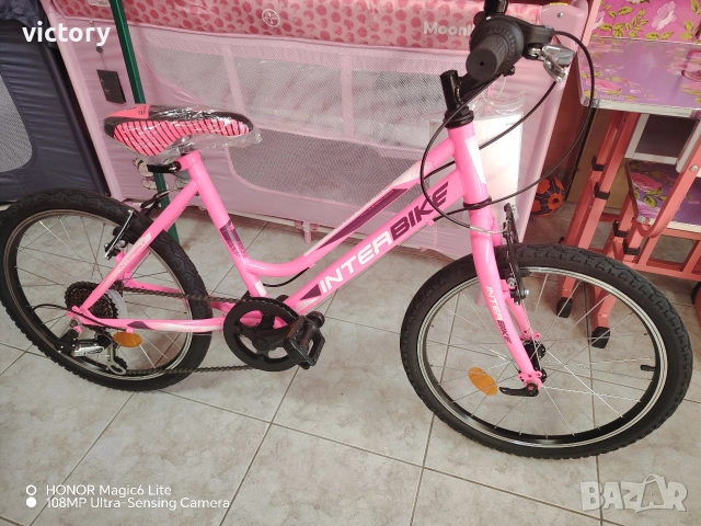 Детски велосипед LUNA 20", неоново розово, снимка 3 - Велосипеди - 52650107