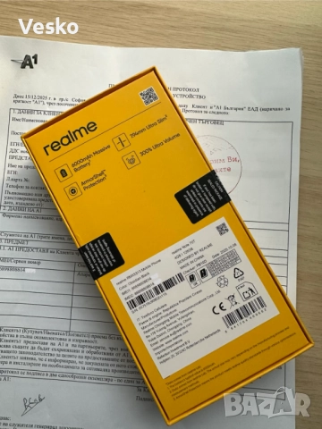 Чисто нов Realme Note 70T 128GB черен, снимка 4 - Телефони с две сим карти - 52827127