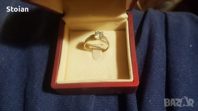 златен пръстен 1.90гр.14карата 320лв., снимка 5 - Колиета, медальони, синджири - 52624280